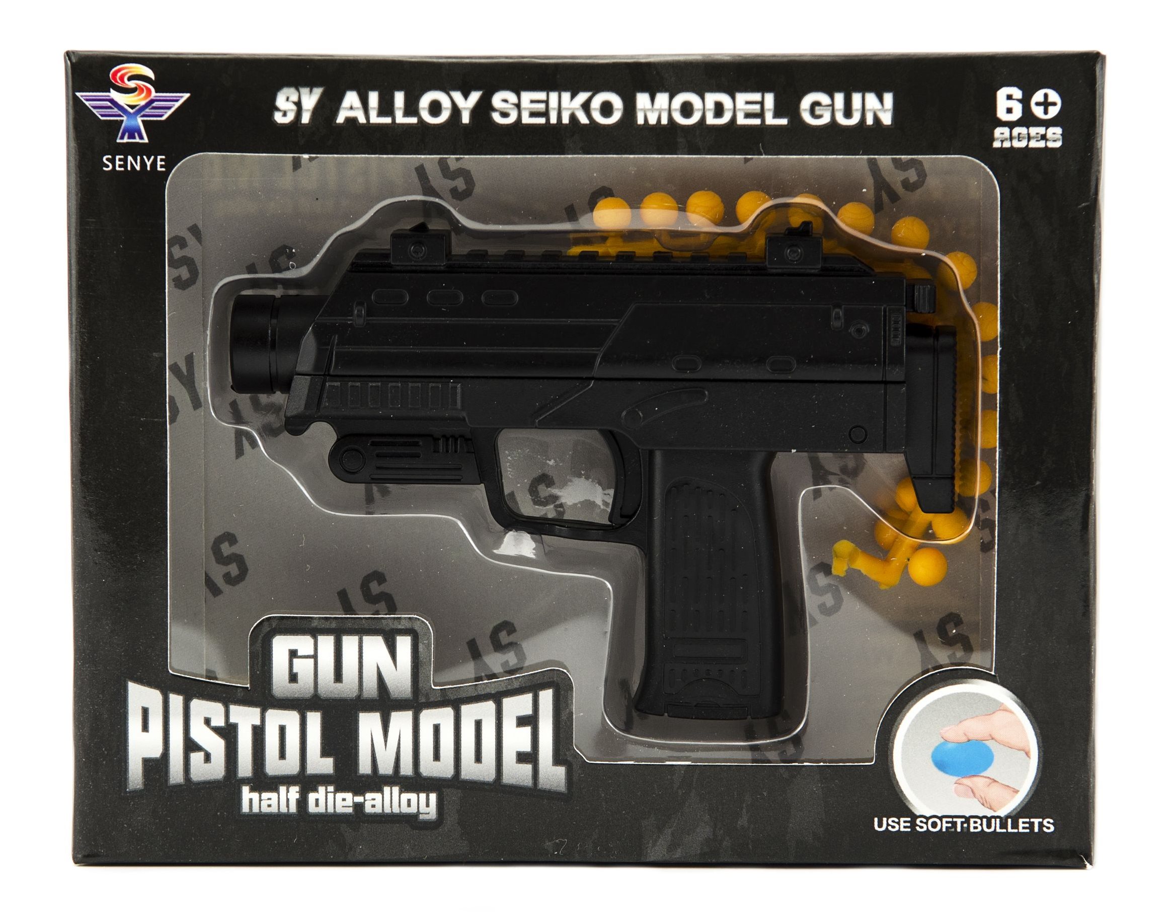 TEDDIES Pistole 11cm na měkké kuličky 1 ks (mix)