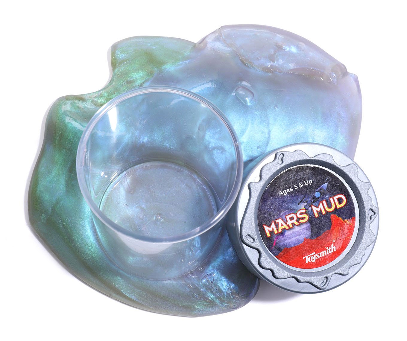 TEDDIES Metalický sliz v kelímku Mars Mud 1ks (mix)