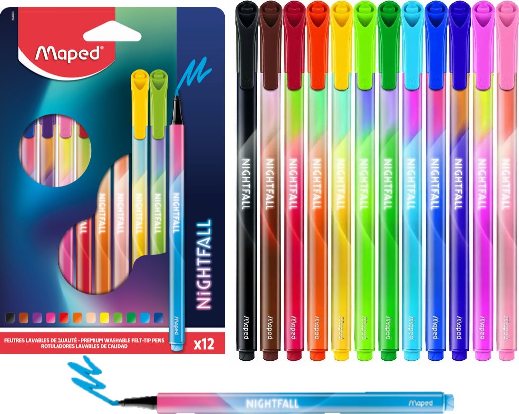 MAPED Fixy Color´Peps Deco Nightfall 12 barev