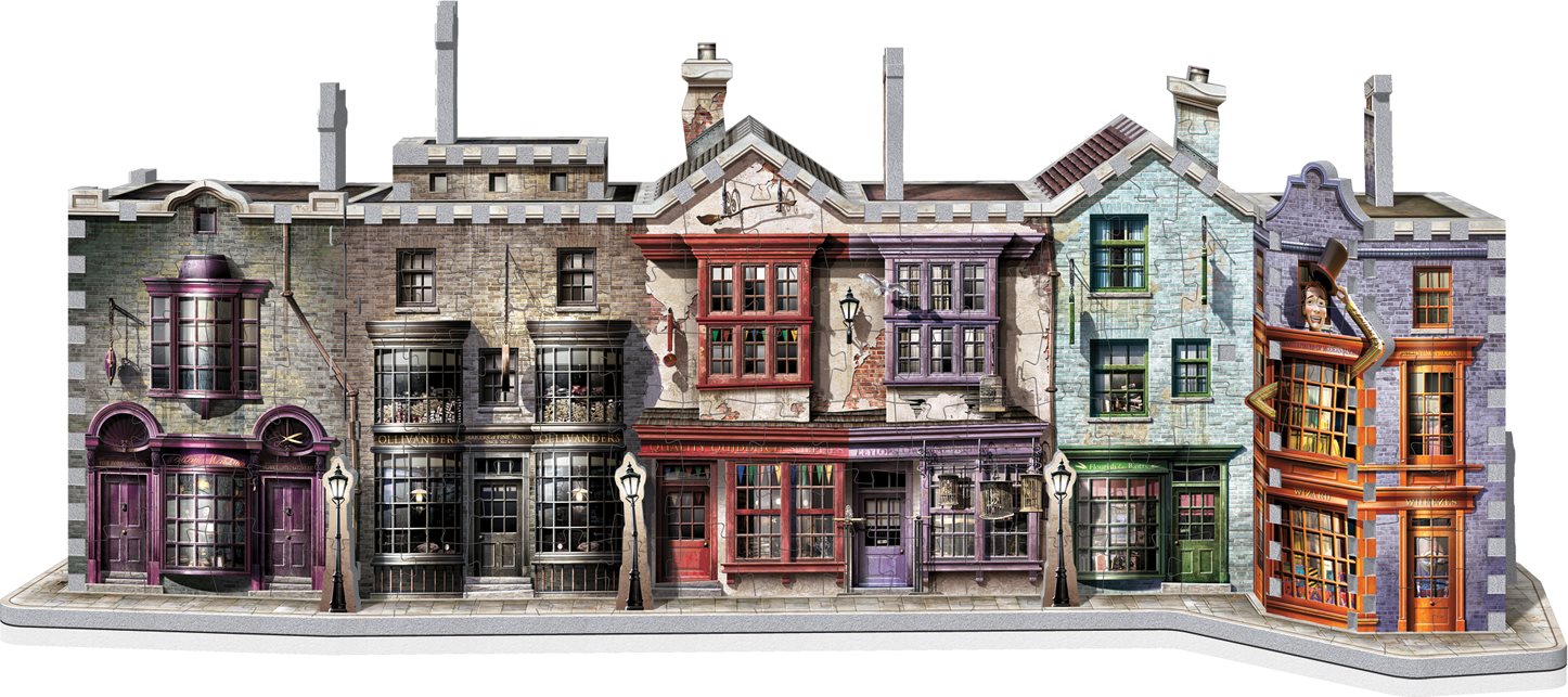 WREBBIT 3D puzzle Harry Potter: Příčná ulice 450 dílků