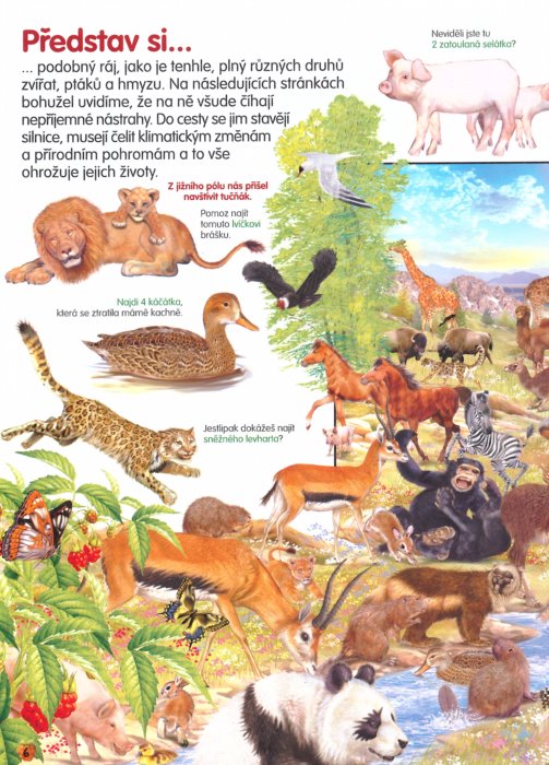 Hledej zvířata v ohrožení