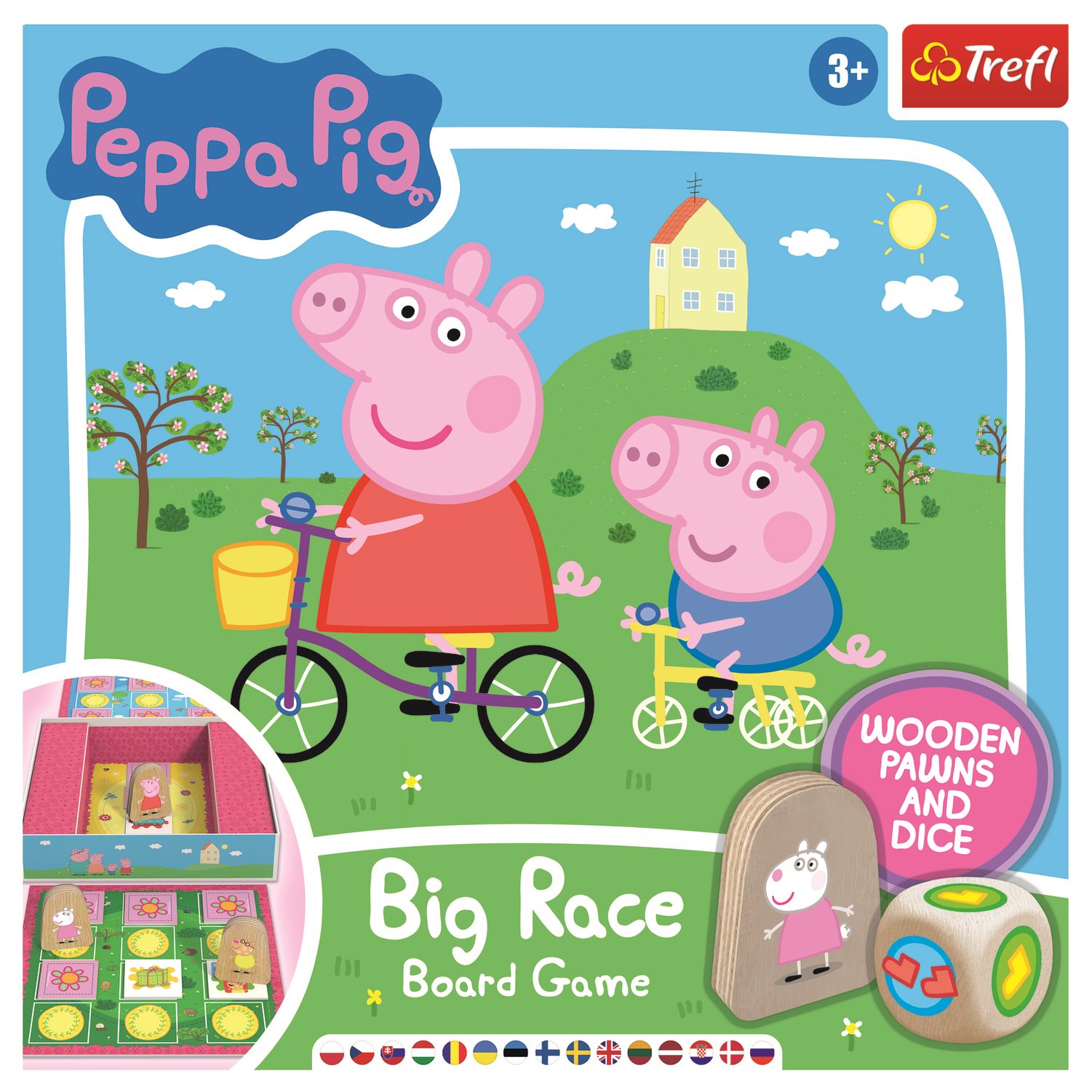 TREFL Hra Prasátko Peppa: Velký závod