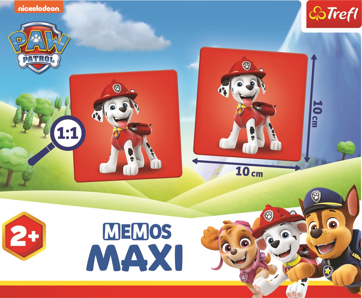 TREFL Maxi pexeso Tlapková patrola