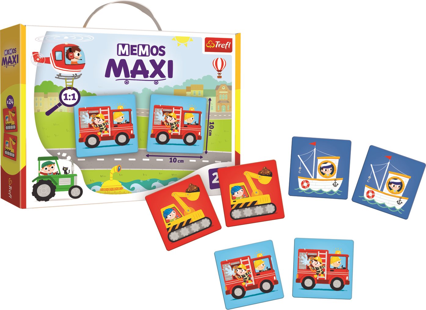 TREFL Maxi pexeso Dopravní prostředky