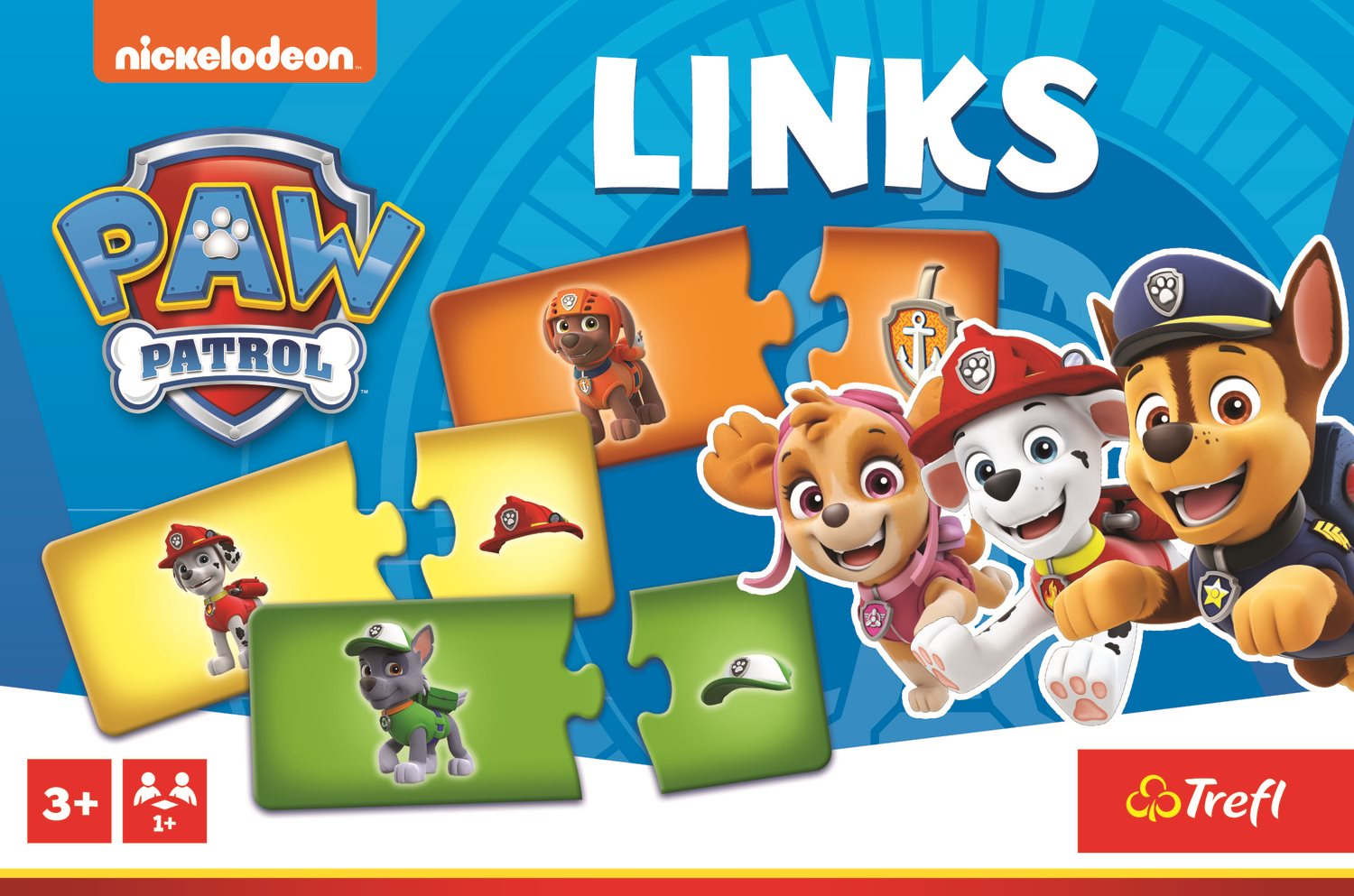 TREFL Puzzle Links Tlapková patrola 2x14 dílků