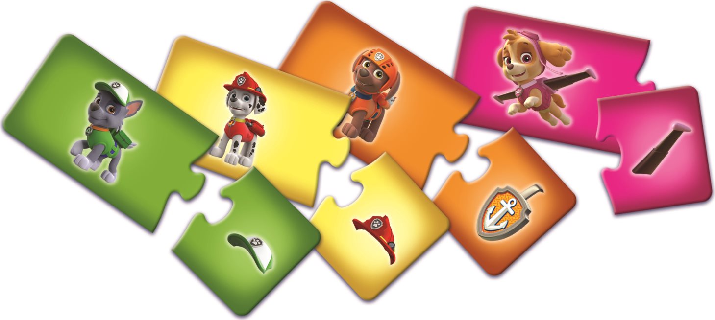 TREFL Puzzle Links Tlapková patrola 2x14 dílků
