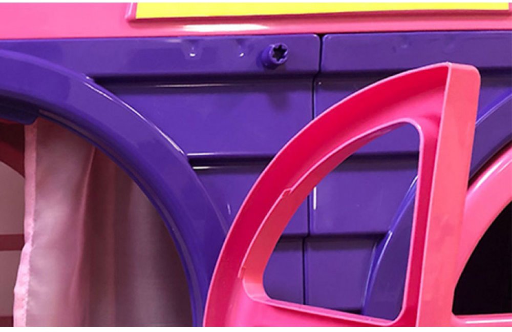 DOLONI Dětský zahradní domeček fialovo-růžový (malý)