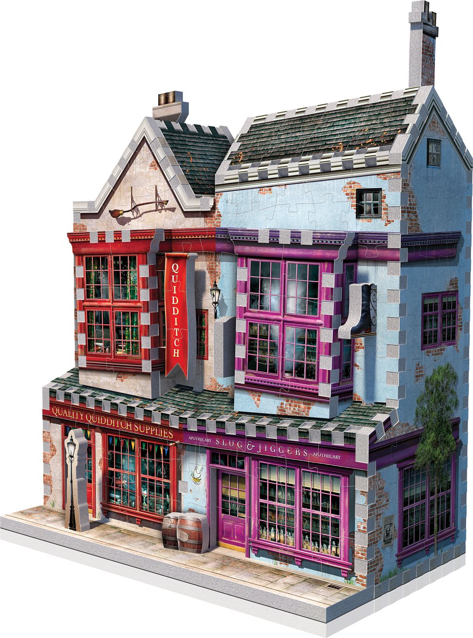 WREBBIT 3D puzzle Harry Potter: Prvotřídní potřeby pro famfrpál a Slug & Jiggers Apothecary 305 dílků