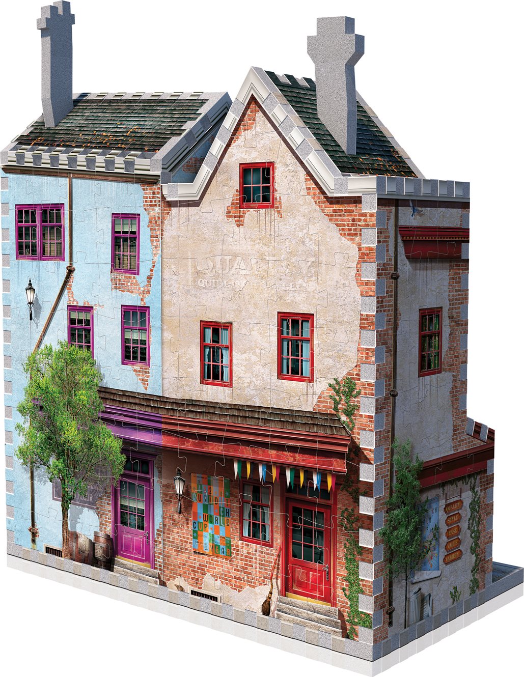 WREBBIT 3D puzzle Harry Potter: Prvotřídní potřeby pro famfrpál a Slug & Jiggers Apothecary 305 dílků