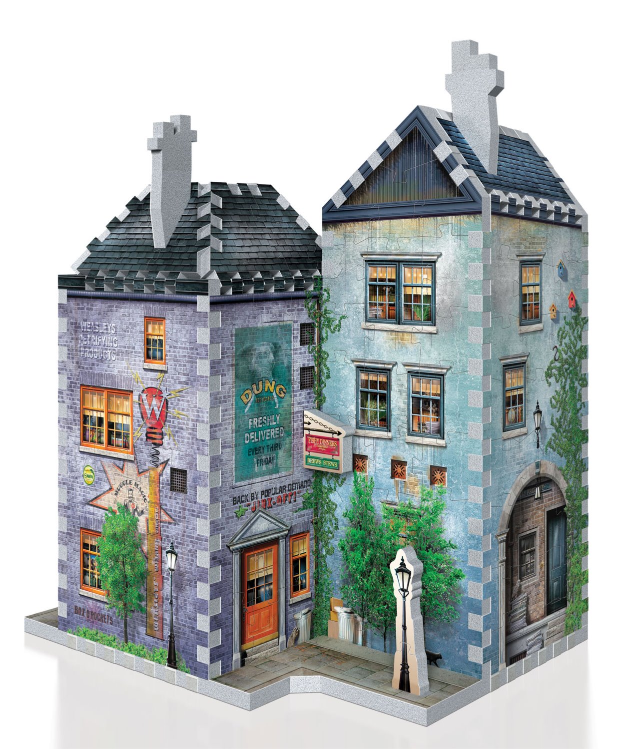 WREBBIT 3D puzzle Harry Potter: Kratochvílné a kouzelnické kejkle a Denní věštec 285 dílků