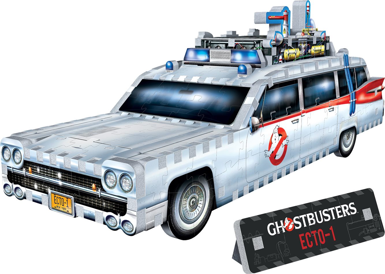 WREBBIT 3D puzzle Auto GhostbustersECTO-1, 280 dílků