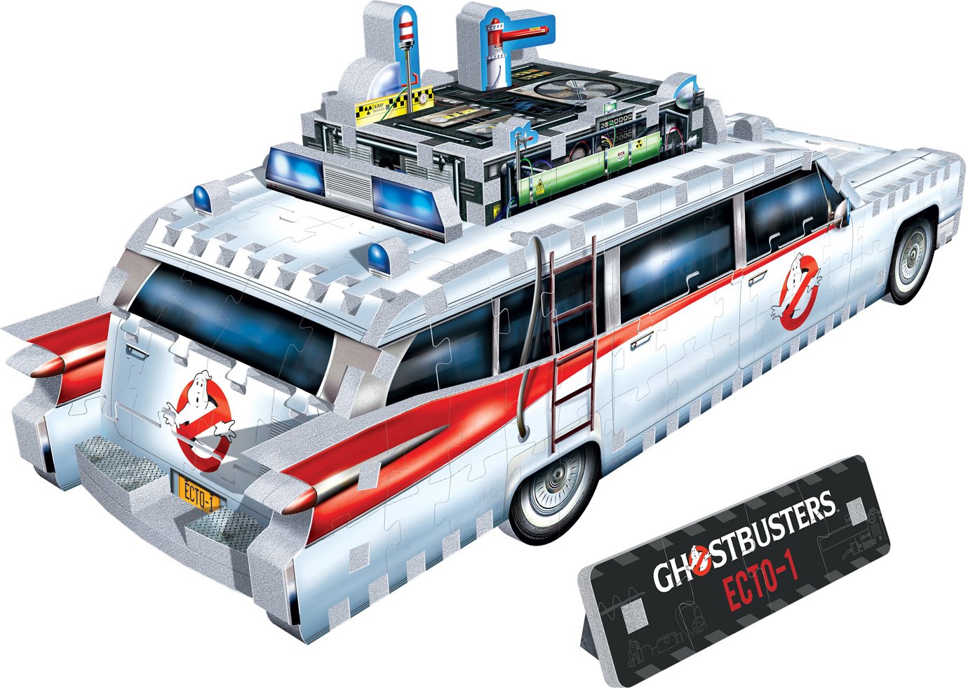 WREBBIT 3D puzzle Auto GhostbustersECTO-1, 280 dílků