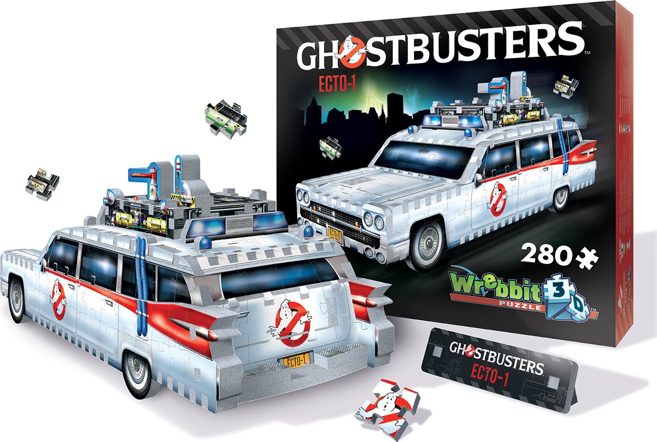 WREBBIT 3D puzzle Auto GhostbustersECTO-1, 280 dílků