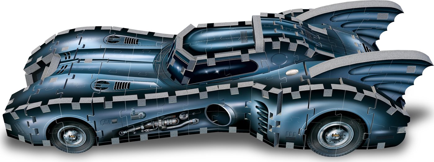 WREBBIT 3D puzzle Batman: Batmobil 255 dílků