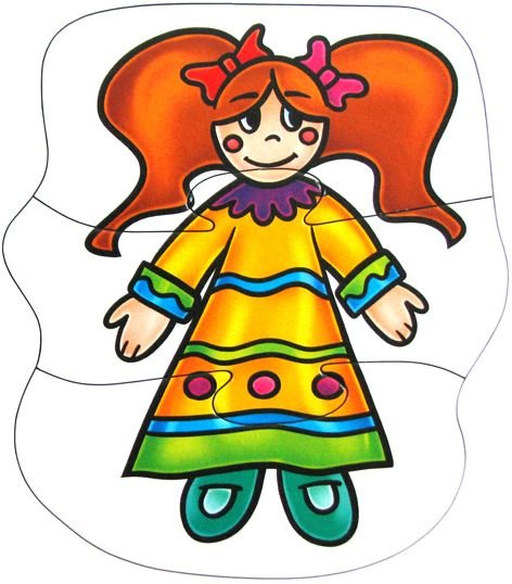 ALEXANDER Baby puzzle Panenky 6v1 (2-7 dílků)