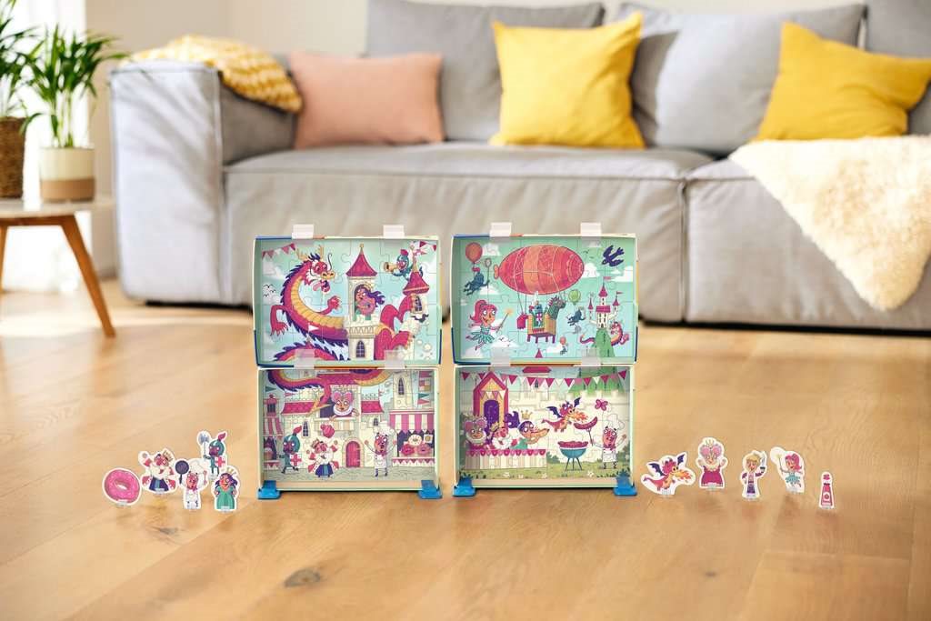 RAVENSBURGER Puzzle&Play: Královská party 2x24 dílků