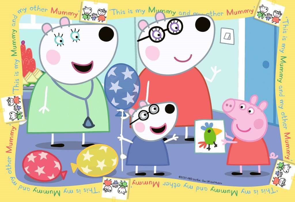 RAVENSBURGER Puzzle Prasátko Peppa 35 dílků