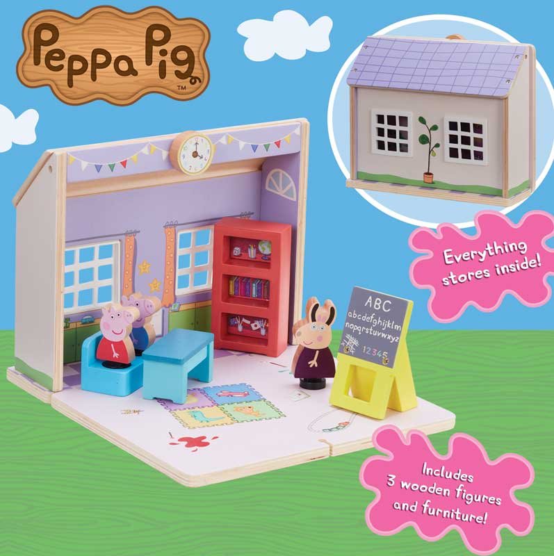CHARACTER Prasátko Peppa Dřevěná škola