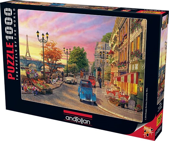 ANATOLIAN Puzzle Západ slunce nad Seinou 1000 dílků
