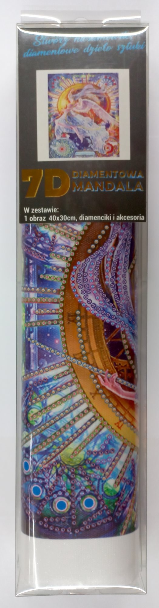 Norimpex Diamantové malování 7D Kolo štěstí 30x40cm