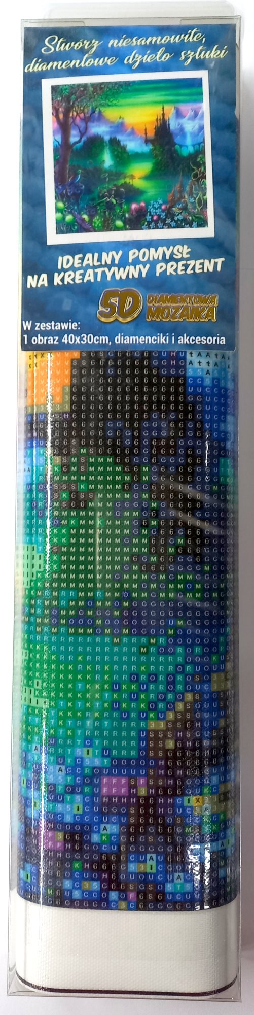 Norimpex Diamantové malování Tajemný hrad 30x40cm