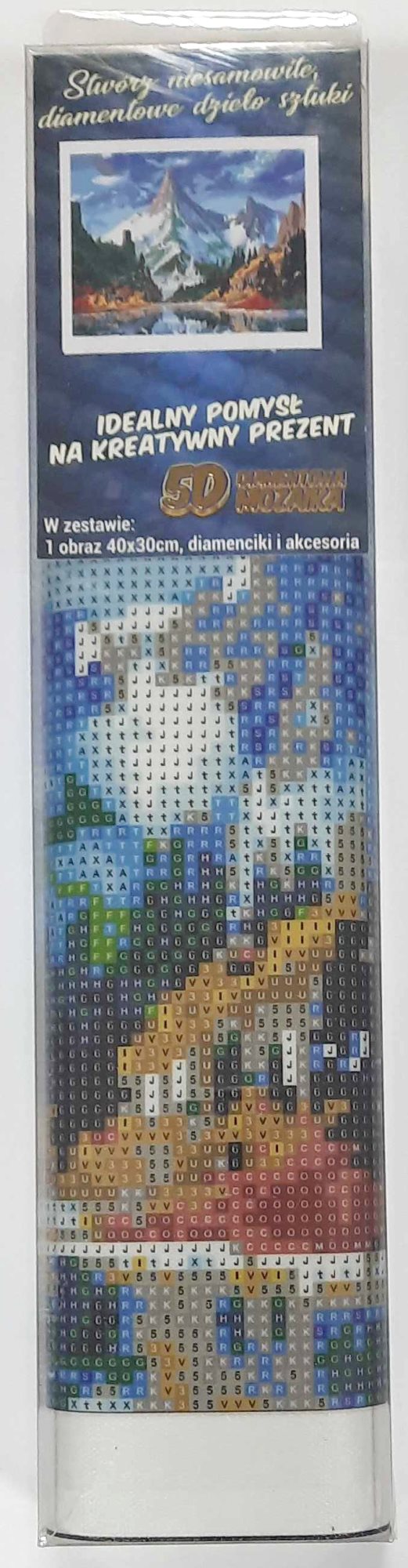 Norimpex Diamantové malování Ledový zámek v horách 30x40cm