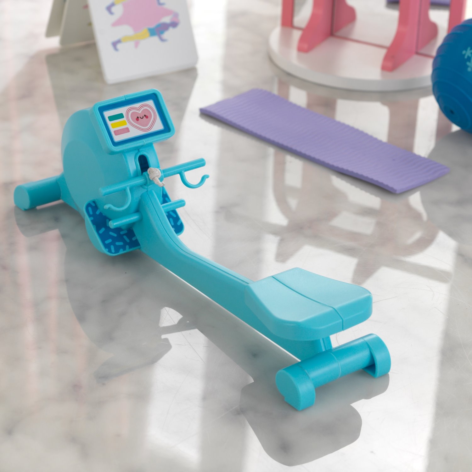 KIDKRAFT Domácí posilovna - doplňky pro domečky pro panenky
