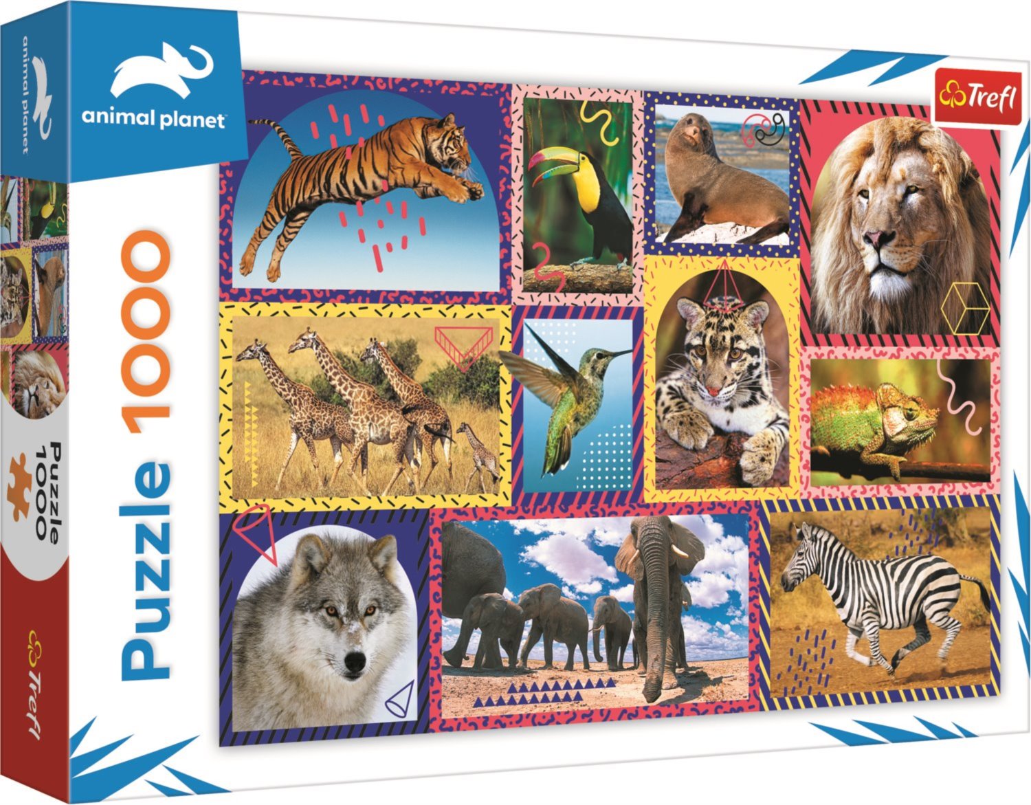 TREFL Puzzle Animal Planet: Divoká příroda 1000 dílků