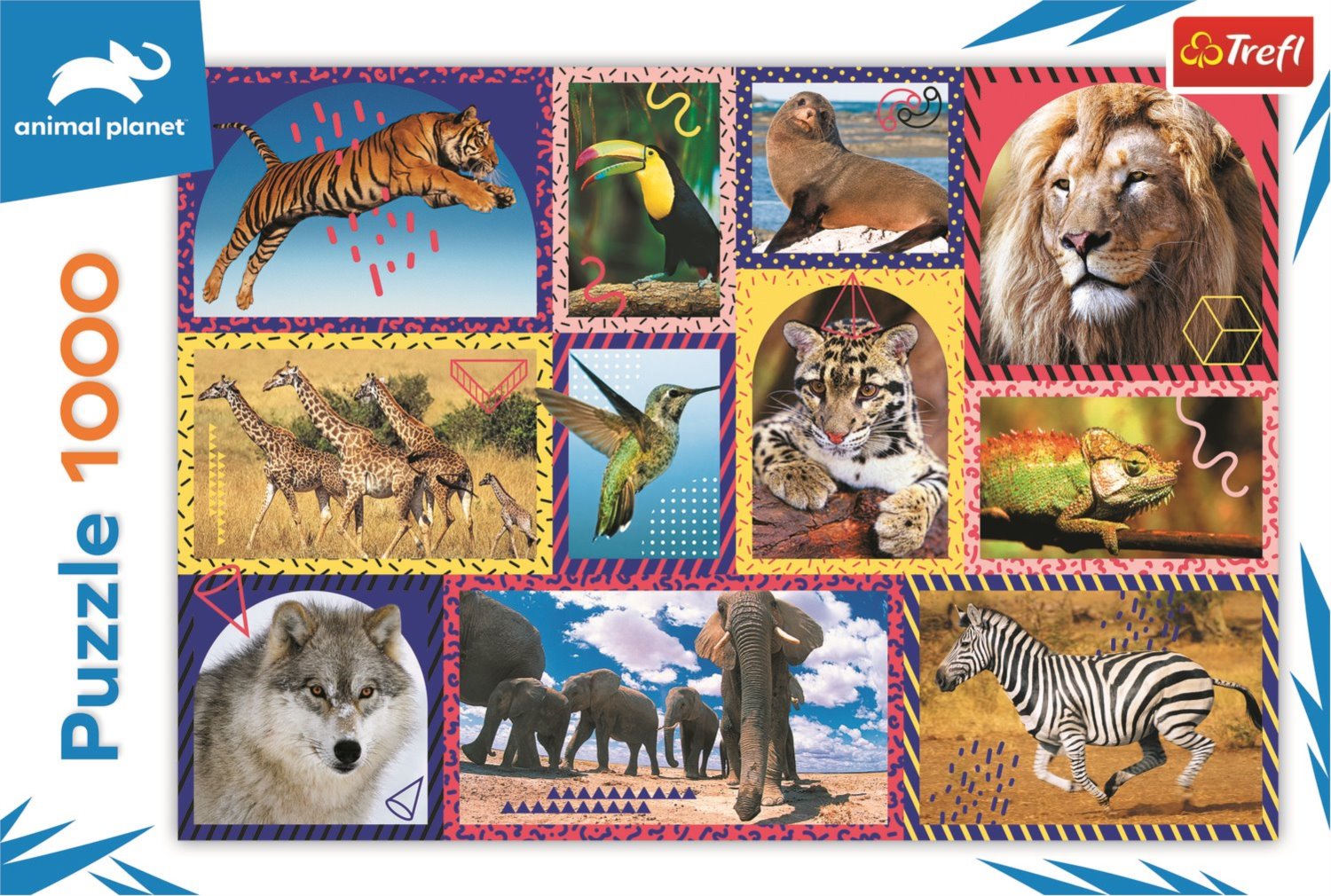 TREFL Puzzle Animal Planet: Divoká příroda 1000 dílků