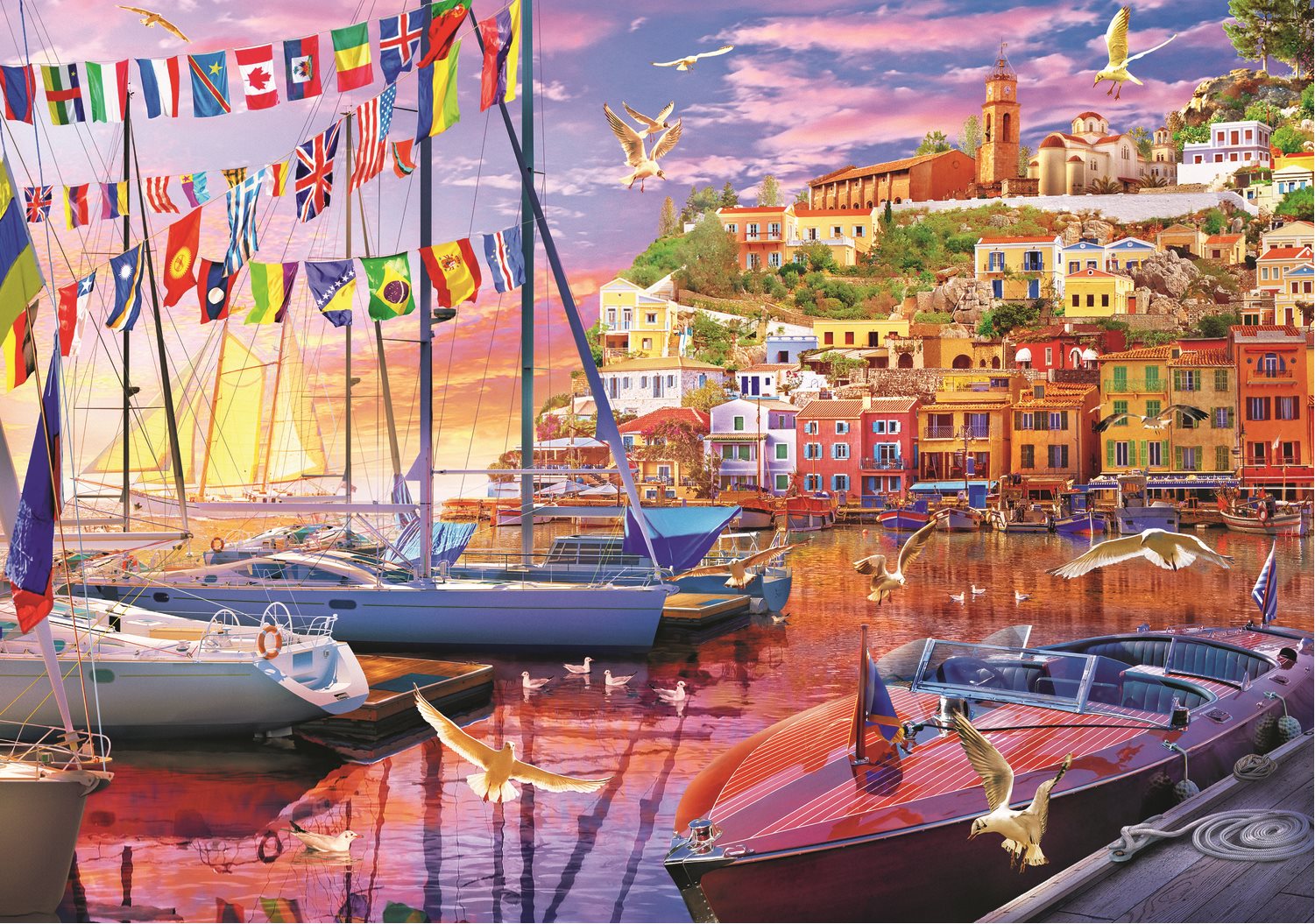 TREFL Puzzle UFT Vacay Time: Letní večer 1000 dílků