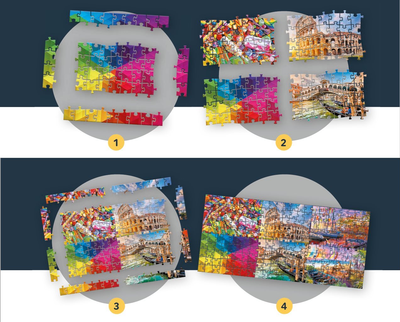 TREFL Puzzle UFT Vesmírná magie: Znamení zvěrokruhu 1000 dílků