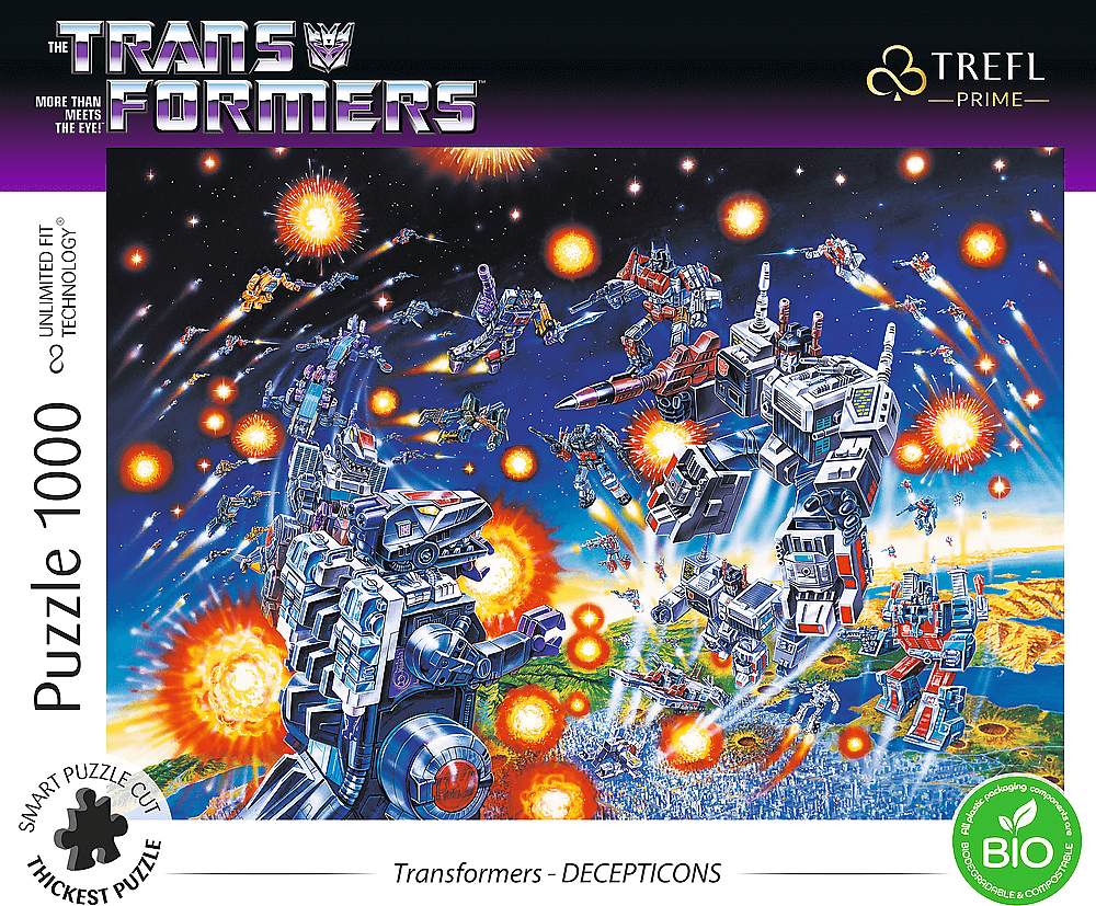 TREFL Puzzle UFT Transformers: Deceptikoni 1000 dílků