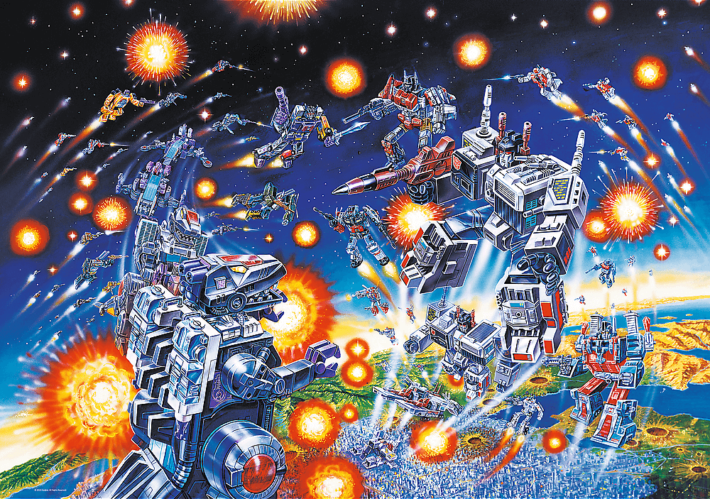 TREFL Puzzle UFT Transformers: Deceptikoni 1000 dílků
