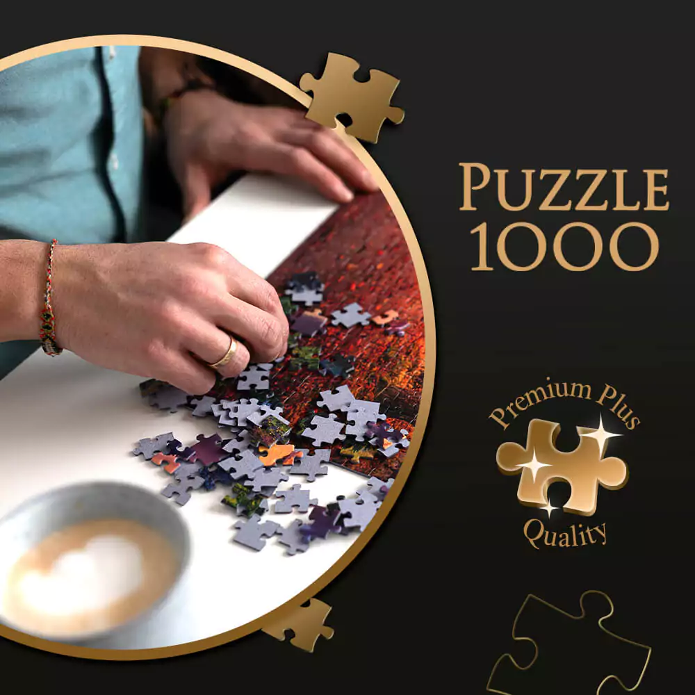 TREFL Puzzle Premium Plus Tea Time: Ráj zvířat 1000 dílků