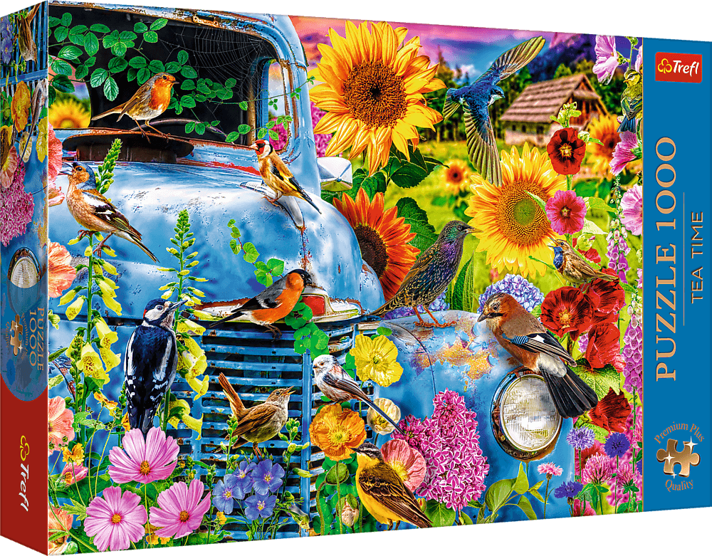 TREFL Puzzle Premium Plus Tea Time: Zpěvní ptáci 1000 dílků