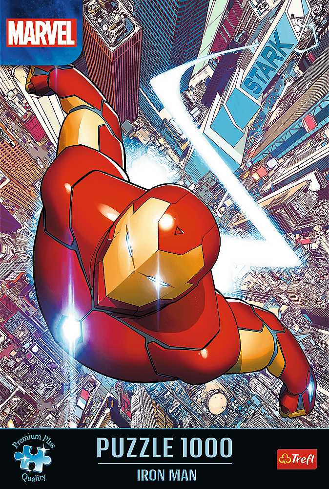 TREFL Puzzle Premium Plus Marvel: Iron Man 1000 dílků