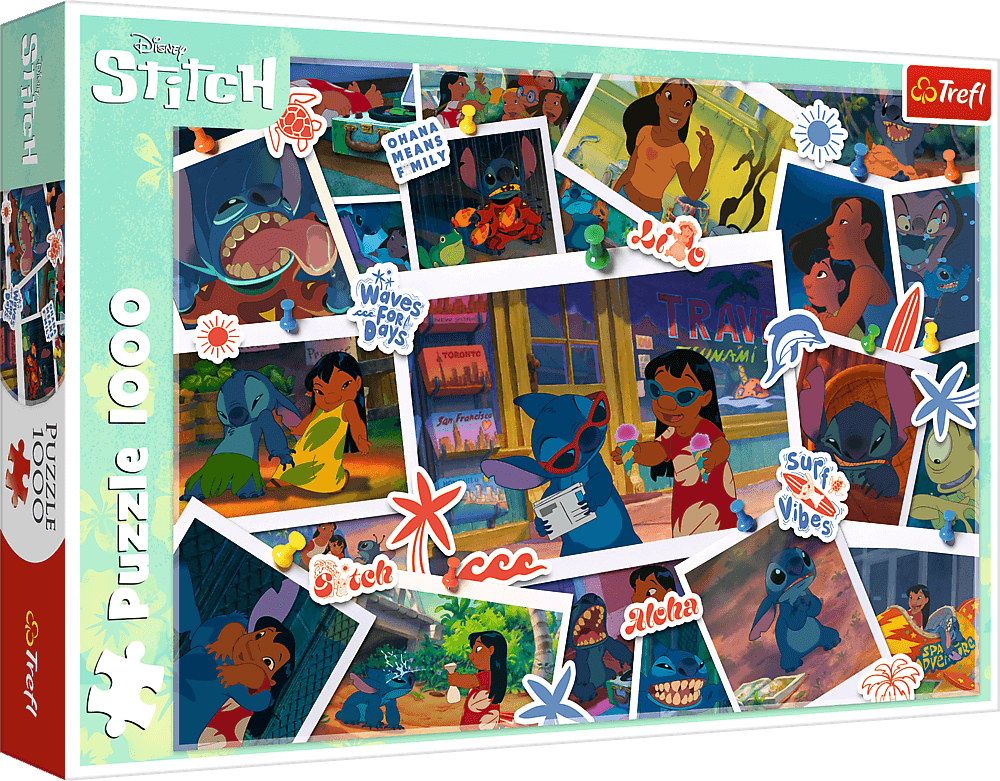 TREFL Puzzle Lilo&Stitch: Sladké vzpomínky 1000 dílků
