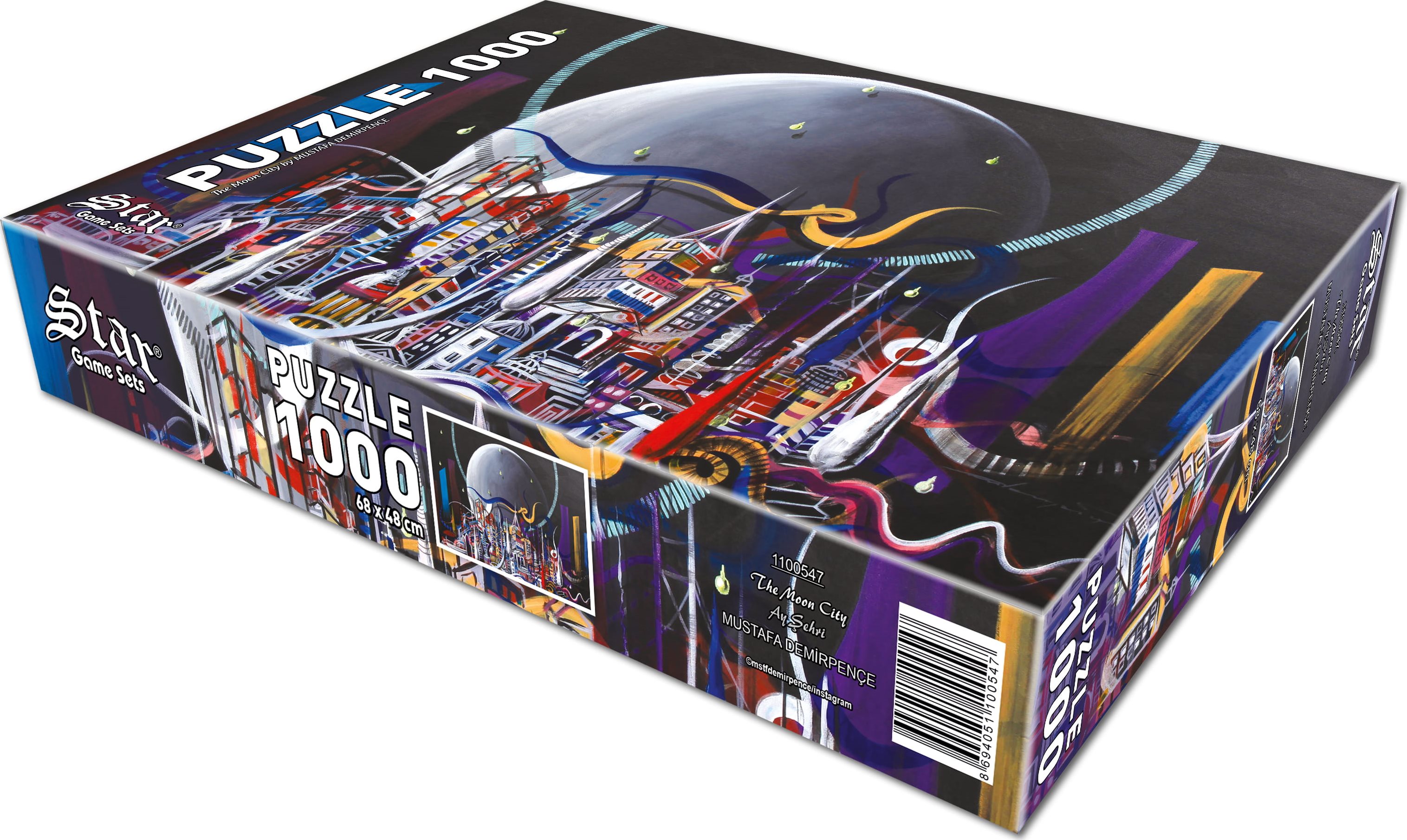 STAR Puzzle Měsíční město 1000 dílků