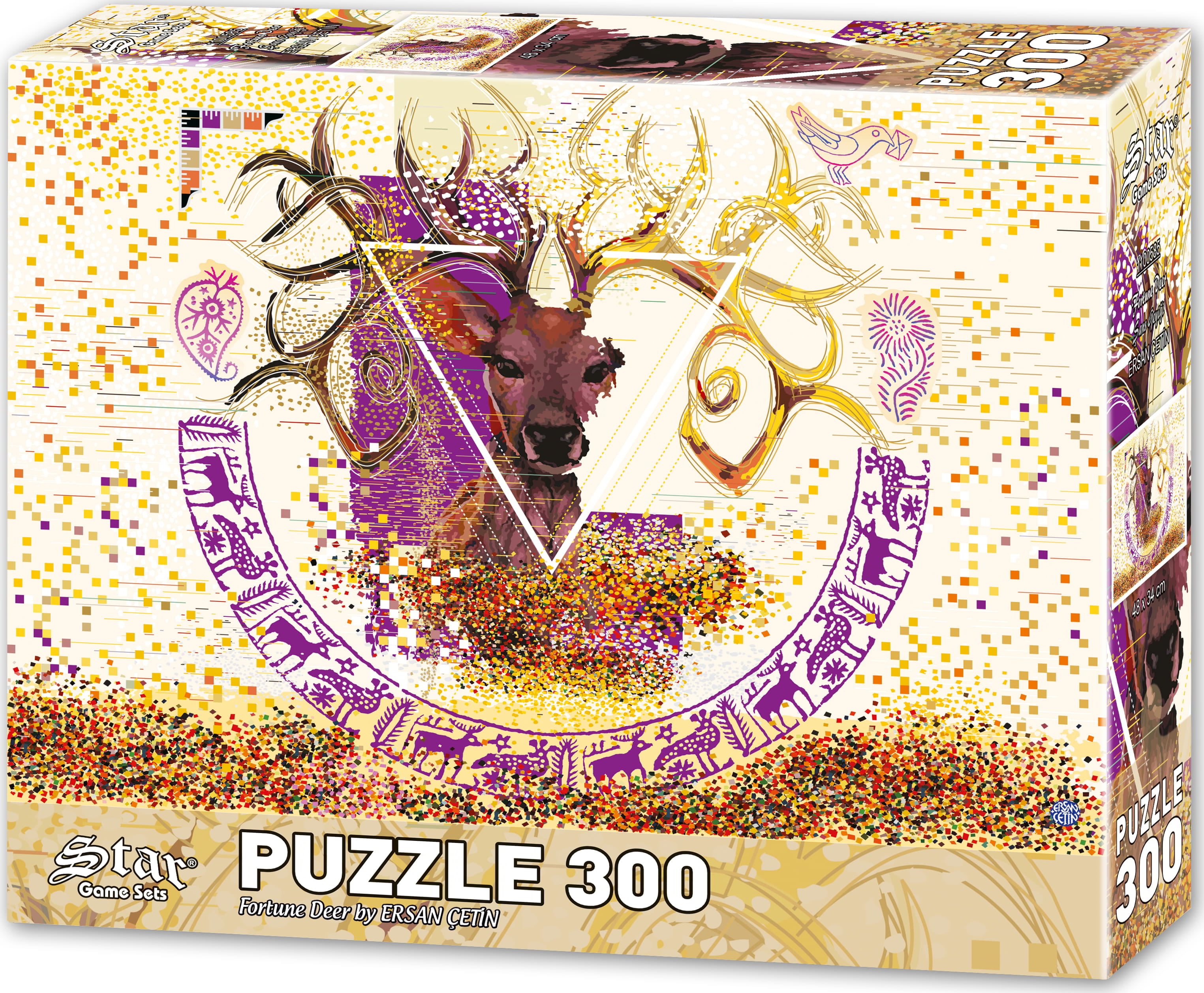 STAR Puzzle Jelen pro štěstí 300 dílků