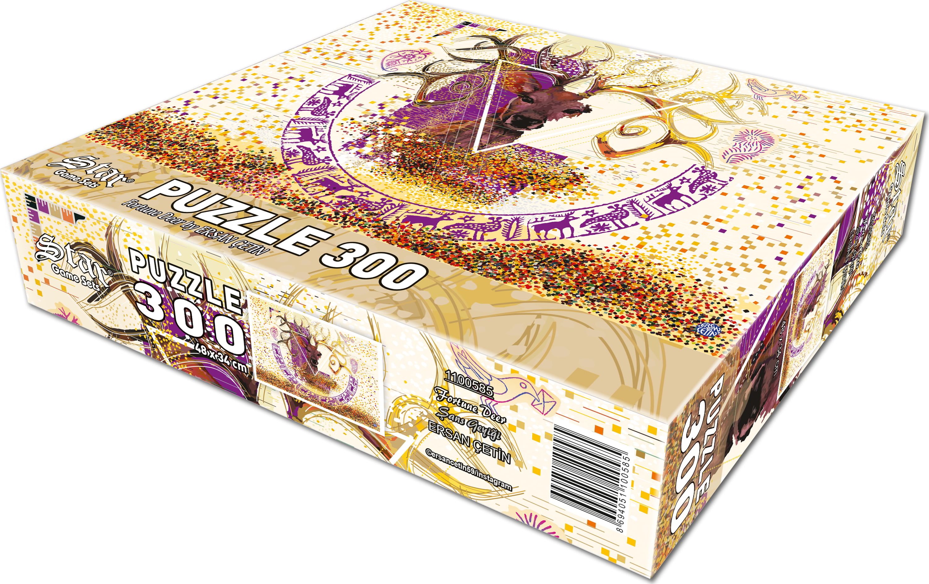 STAR Puzzle Jelen pro štěstí 300 dílků