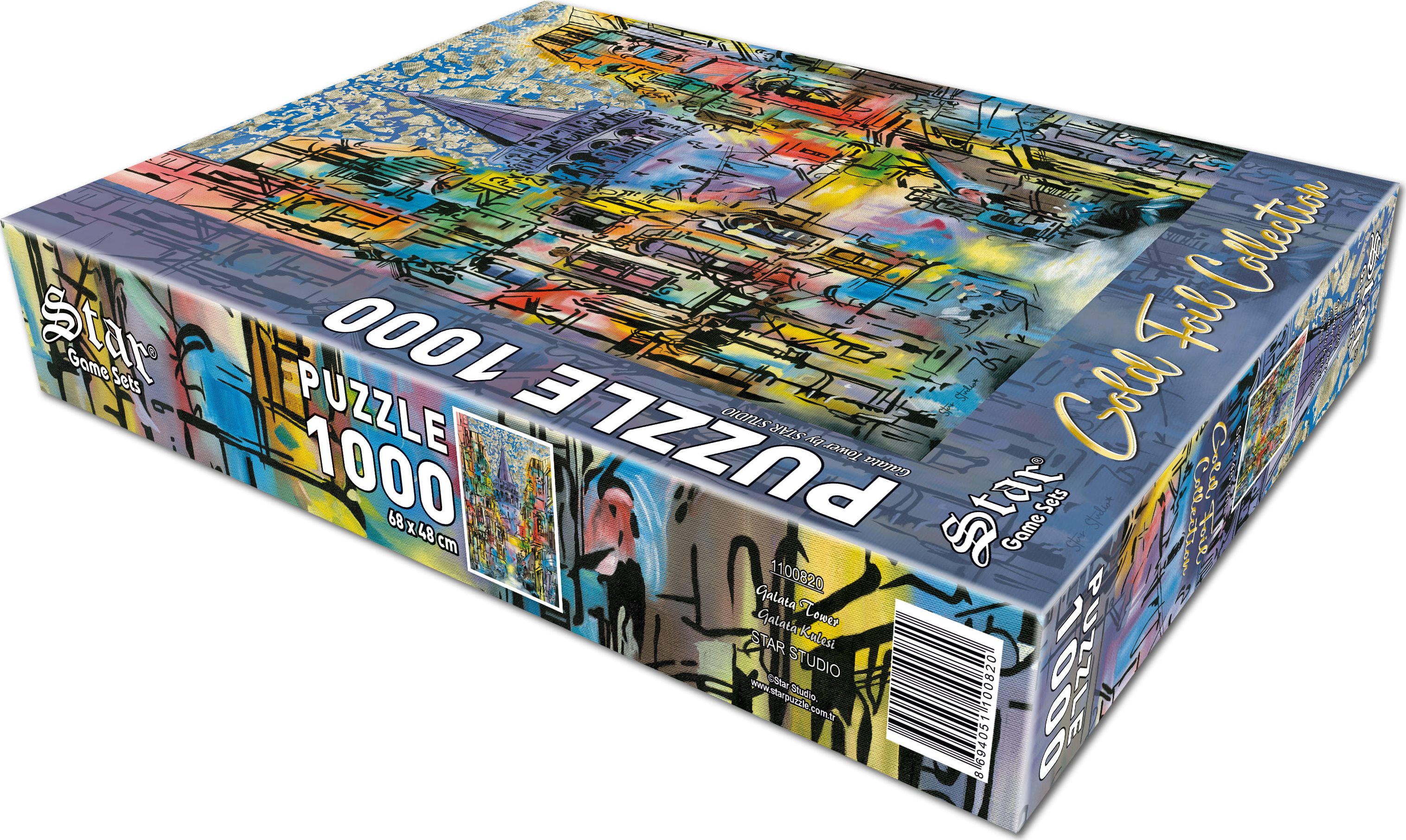 STAR Metalické puzzle Galatská věž 1000 dílků