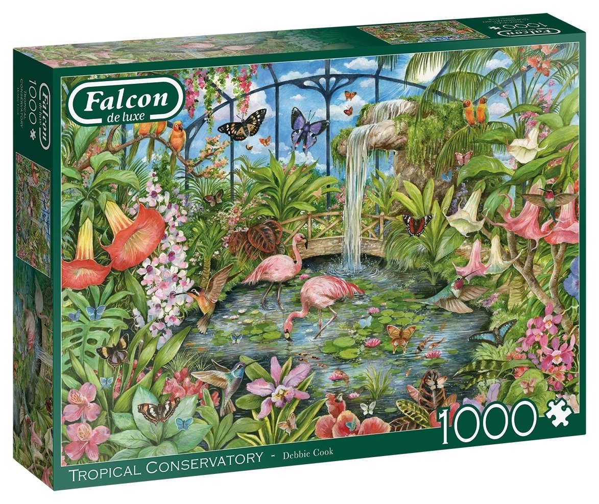 FALCON Puzzle Tropický skleník 1000 dílků