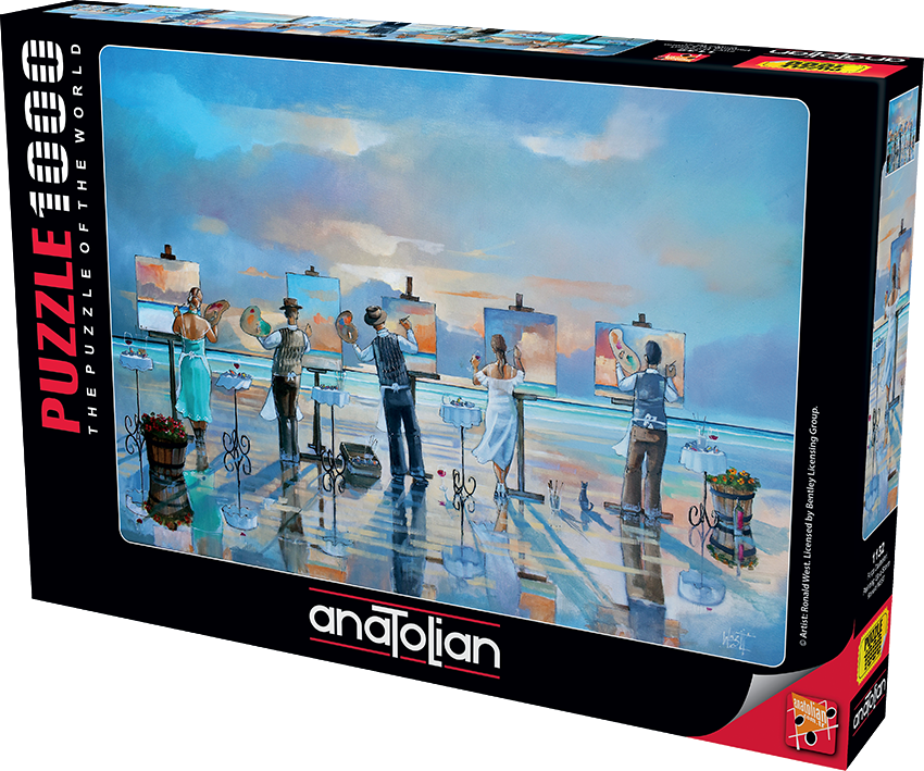 ANATOLIAN Puzzle Malování bouře 1000 dílků