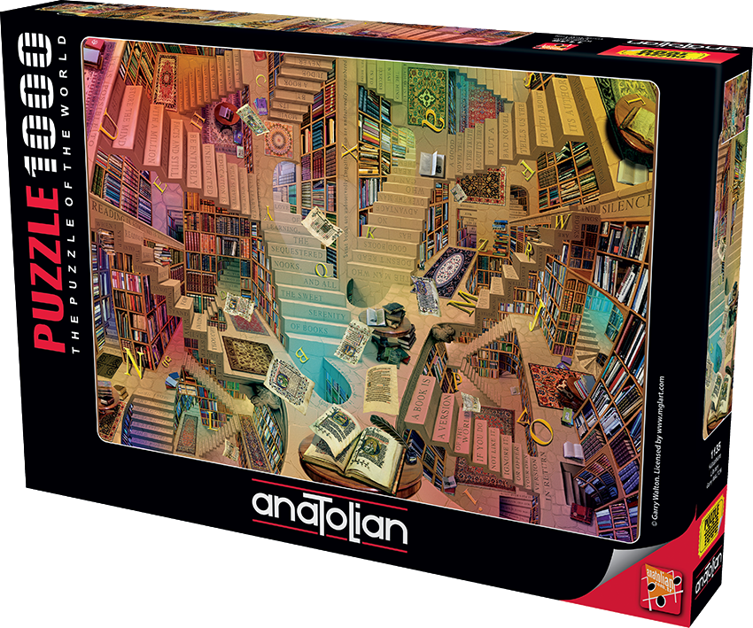 ANATOLIAN Puzzle Knihovna 1000 dílků