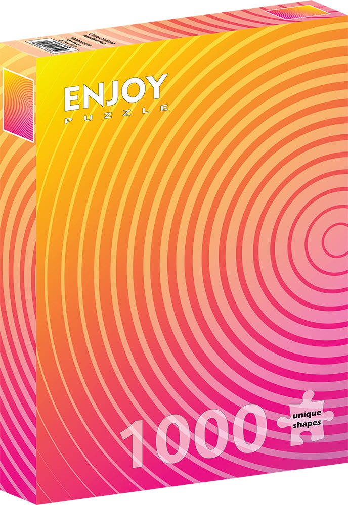 ENJOY Puzzle Kruhový gradient 2, 1000 dílků