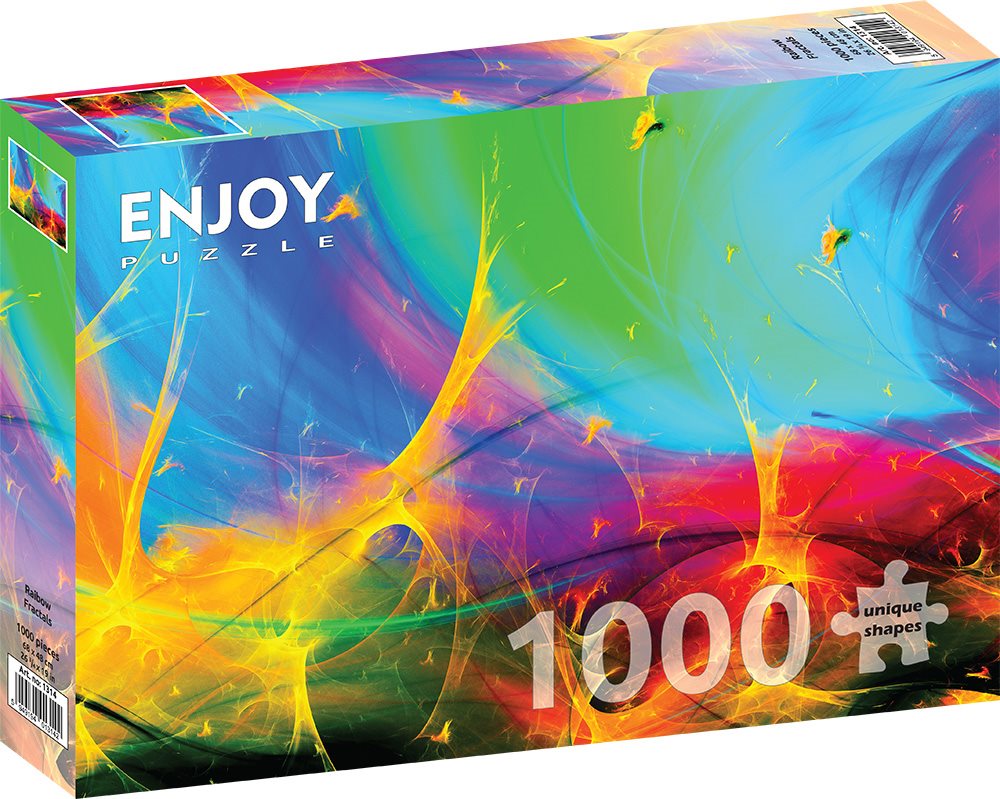 ENJOY Puzzle Duhové fraktály 1000 dílků