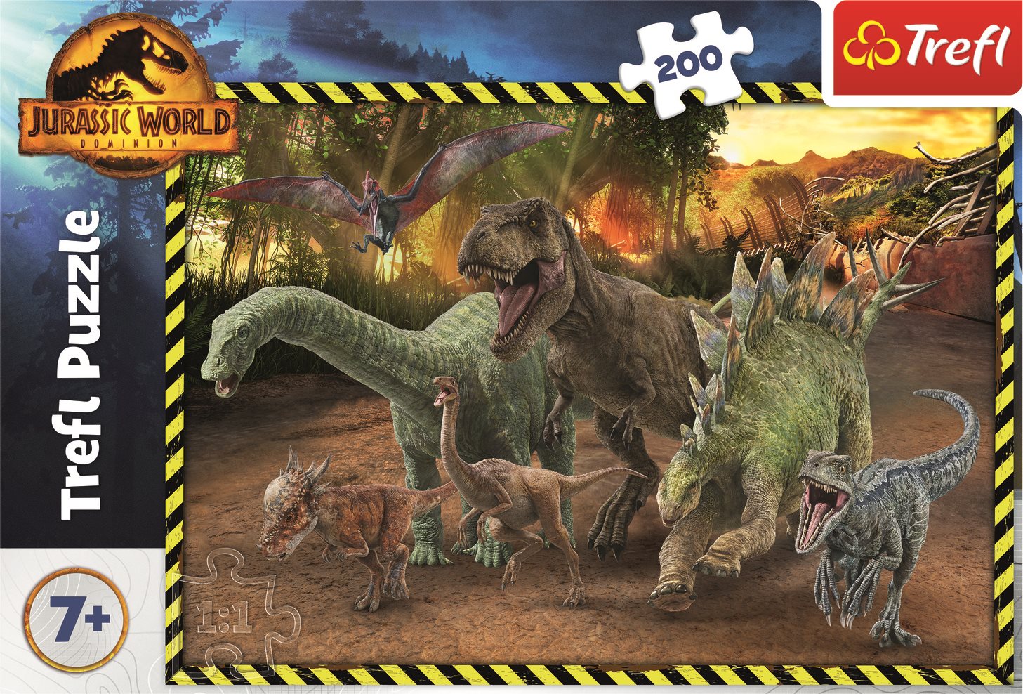 TREFL Puzzle Jurský svět: Nadvláda 200 dílků
