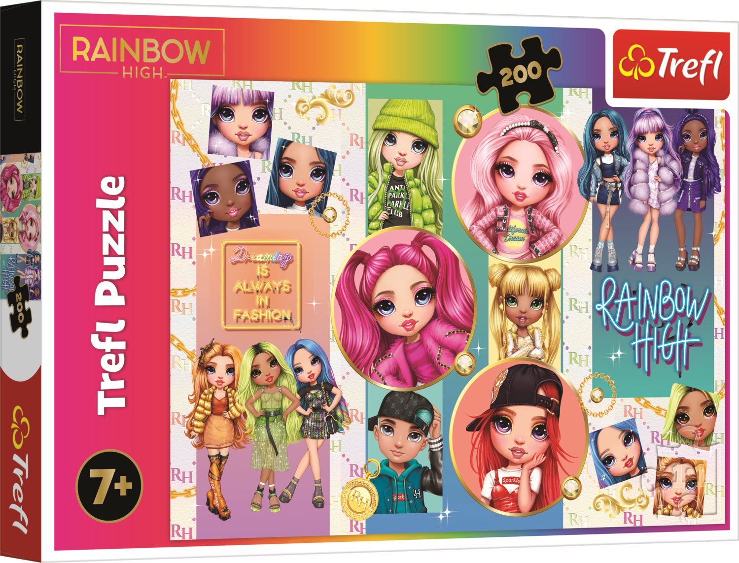 TREFL Puzzle Rainbow High: Přátelství 200 dílků