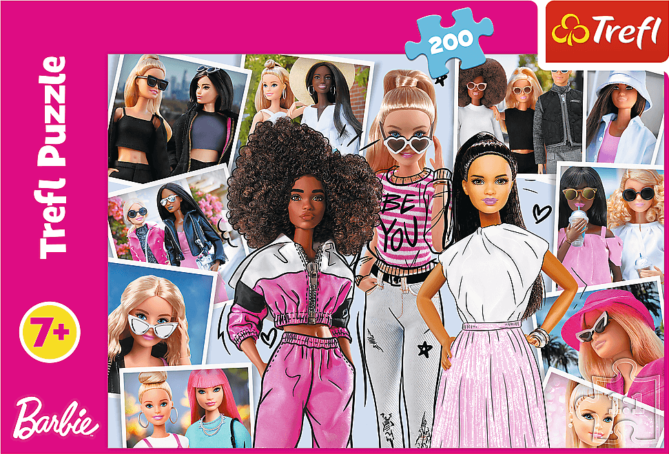 TREFL Puzzle Barbie 200 dílků