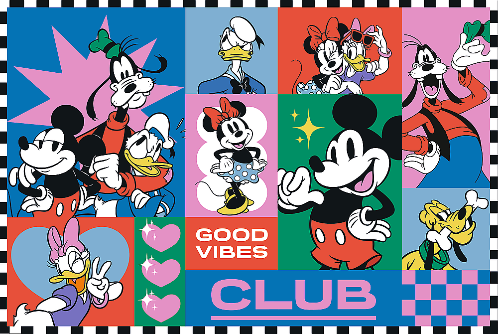 TREFL Puzzle Disney: Čas s přáteli 2x200 dílků